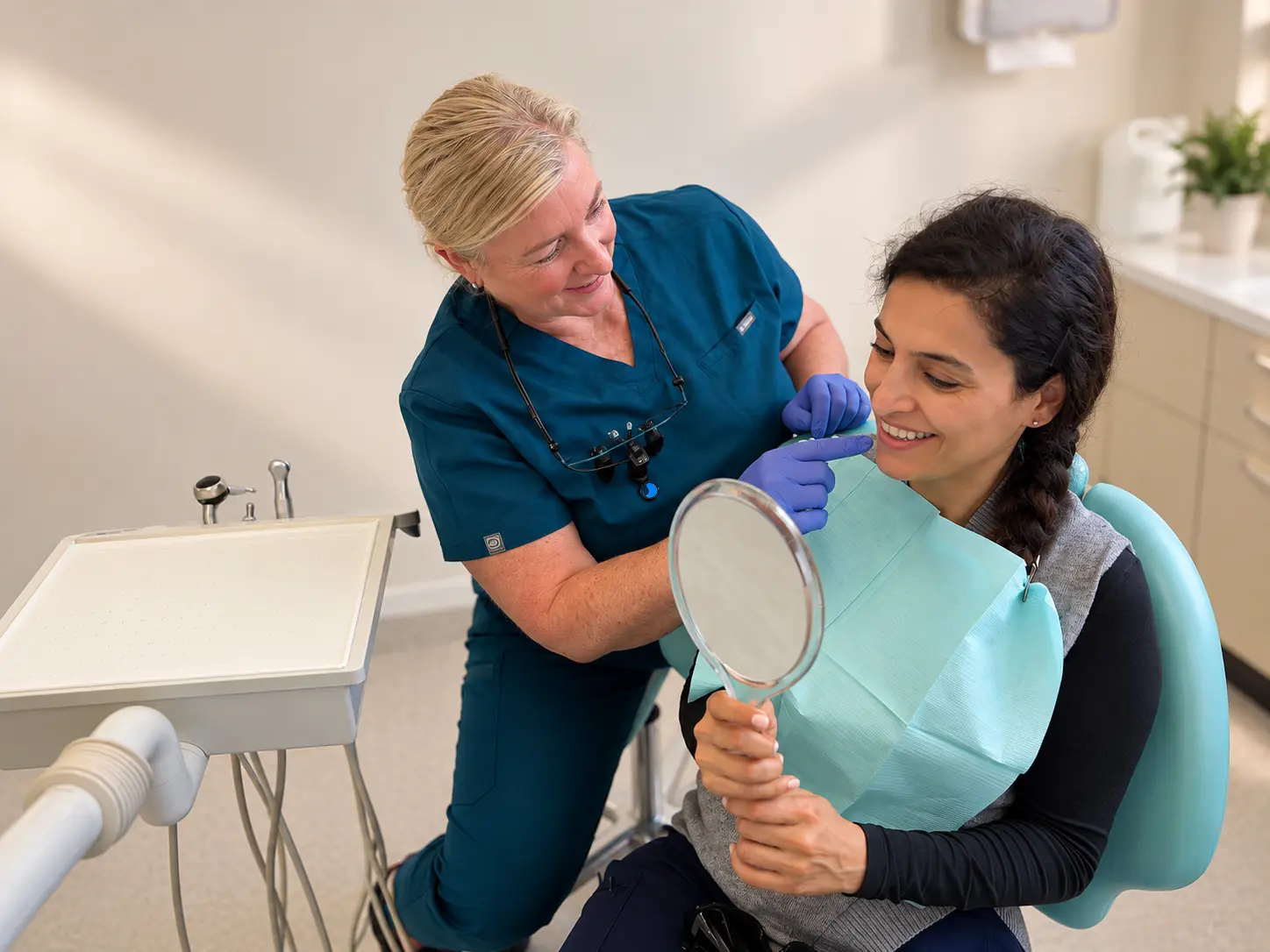 Warm Dental Check-Up Smile